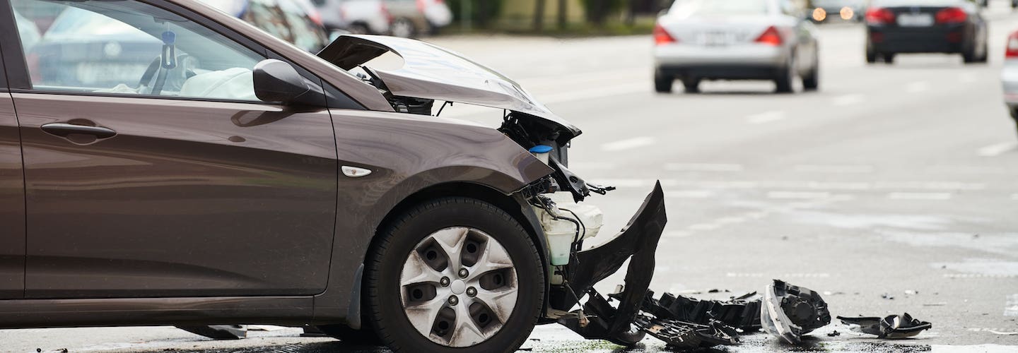 Crashed Car