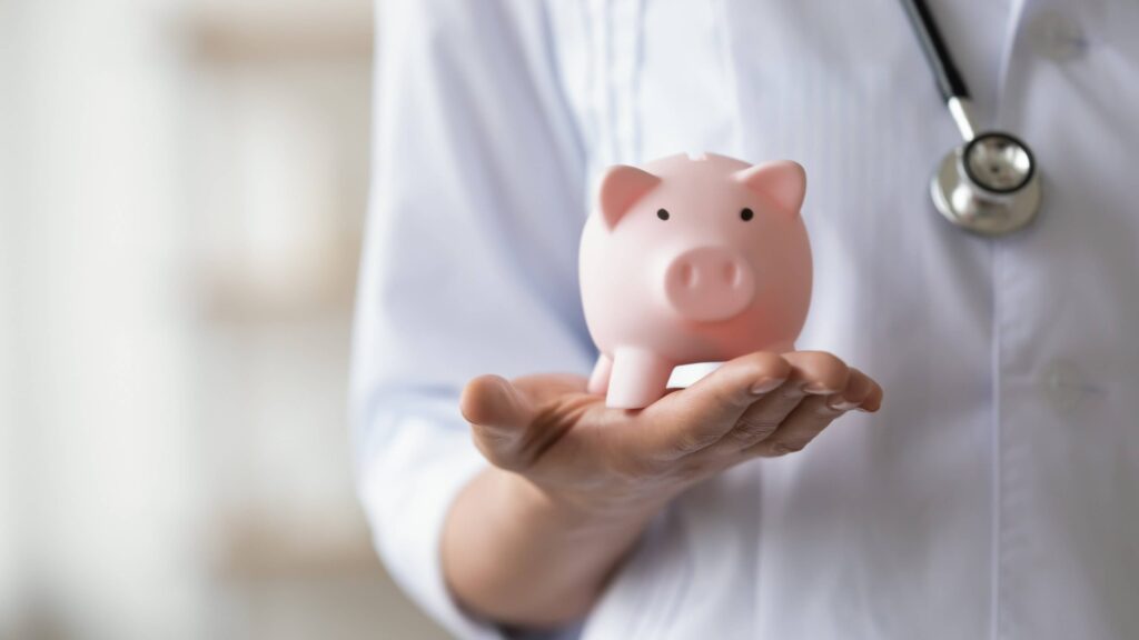 Health insurance, medicine costs concept Health insurance, medicine costs concept
